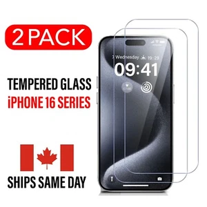 Pour Apple iPhone 16 Vitre Protection écran iPhone 16 Pro, 16 Plus, 16 Max - Photo 1 sur 15