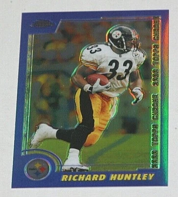 2000 Topps Chrome Football Refractor #135 - Richard Huntley * Steelers - Image 1 of 2