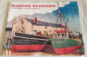 Vintage Marine Gemälde von Theodore W. Donaldson Pittman Kunst Buch 1963 10"X7,5" - Bild 1 von 13