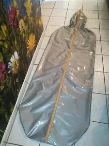 Sacco a pelo adulto bambino VERNICE LUCIDA PLASTICA PVC GOMMA SACCO A PELO SACCO A PELO - Foto 1 di 8