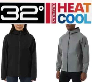 32 Degrees Cool Unisex Waterproof Breathable Rain Jacket - Picture 1 of 38