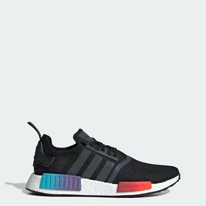 Größe 11 Adidas Originals Herren NMD R1 Sneaker Schuhe schwarz rot blau - Bild 1 von 12