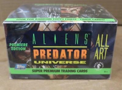 Tarjetas coleccionables Aliens/Predator Universe súper premium todo arte caja completa nueva Foto 1 de 4