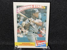 1989 Rickey Henderson Topps Baseball Bazooka Shining Star 14 of 22 NY Yankees