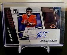 2021 Panini Donruss Justin Fields /99 Rookie Patch Auto Card!!!!
