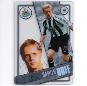 DAMIEN DUFF 2006-07 Topps I-Card Soccer Acetate Card NEWCASTLE UNITED #63 PSA - Picture 1 of 2
