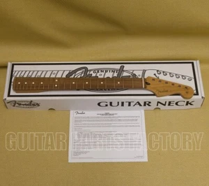 099-0403-920 Fender Roasted Pao Ferro Stratocaster Neck 22 Jumbo Frets Flat Oval - Picture 1 of 7