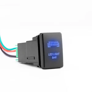 for Toyota Highlander 2008-2019 , "LED Light Bar" (Blue LED) Push Switch Button - Picture 1 of 8