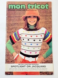 Vintage Strick- und Häkelzeitschrift, Mon Tricot, 1972 - Bild 1 von 4