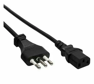 Cavo Alimentazione PC Casse Attive mt 3,0 Spina italiana Presa VDE C13 Corrente - Foto 1 di 1