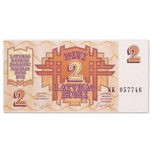 Lettonie - billet 2 rubļi (roubles) 1992 - NEUF (UNC) - P.36 - Imagen 1 de 2