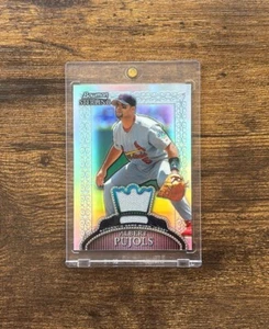 2005 Bowman Sterling Albert Pujols Jersey Relic Refractor /199 - Picture 1 of 2