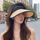 Breathable Anti-UV Sun Hats Large Brim Sunscreen Hat Ponytail Caps  Men