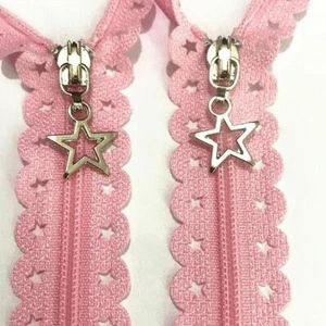 3# Star Lace Zippers- 12inch 16inch Long Colorful Zipper Sewing Tailoring Supply - Picture 1 of 45