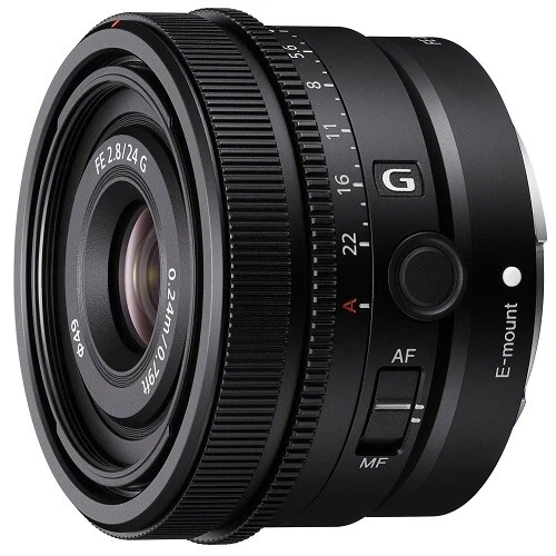 SONY Gran Angular Longitud Focal Única FE 24mm F2.8 G Lente E-mount SEL24F28G - Imagen 1 de 1