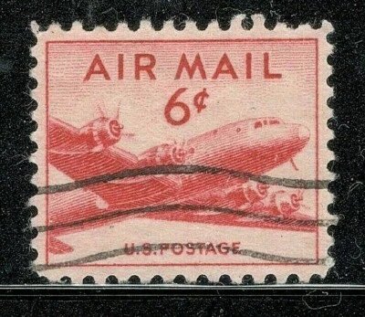 Sc # C39 ~ 6 cent DC-4 Skymaster Issue (eb26) - Image 1 of 2