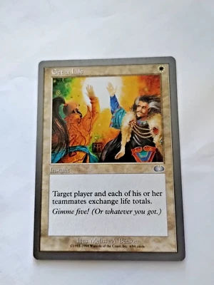 MTG Get a Life Unglued Regular Uncommon - Bit of Edge Wear on One Corner - Pics - Image 1 of 4