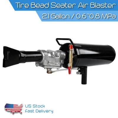 8L Tire Bead Seater Air Blaster Tool Portable Trigger Seating Inflator 2.1Gal - Image 1 of 4