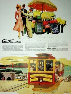 Original Subway Misc. Railroad ADs: OFARRELL. JONES S HYDE STREETS - Picture 1 of 2