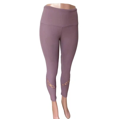 90 Degree by Reflex cut out mauve leggings size medium - Image 1 of 4