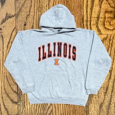 Sudadera con capucha Illini vintage de la Universidad de Illinois  Foto 1 de 4