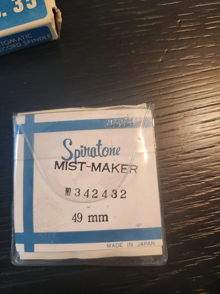 Máquina de névoa espiratone 49 mm feita no Japão - Imagem 1 de 3