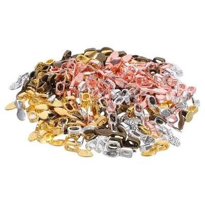  400 piezas cierres para colgantes artesanías hágalo usted mismo joyería fianzas cuchara pellizco Foto 1 de 4