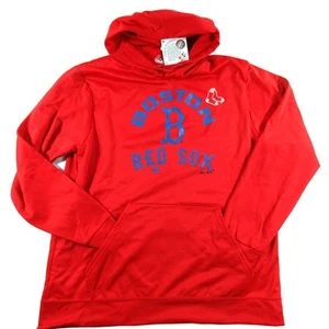Majestic Men's Boston Red Sox Synthetic Lightweight Pullover Hoodie - Size Large - Picture 1 of 7