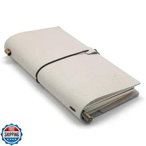 WANDERINGS Regular Size Travelers Notebook with Pockets - 4.5"x8. - Picture 1 of 5