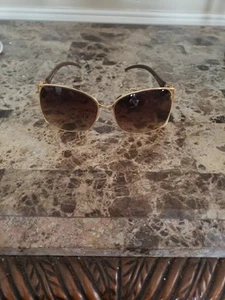 Invicta IEW033 Corduba Butterfly Filigree Gold/Brown Full Rim Women Sunglasses - Picture 1 of 13