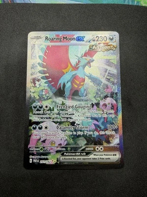 Pokemon Roaring Moon / Donnersichel ex SAR | Englisch 251/182 Paradox Rift  - Bild 1 von 2