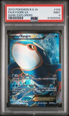 Pokemon Kyogre Ex Holo PSA 9  Dark Explorers #104 - Mint - Image 1 of 2