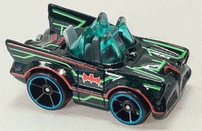 Hot Wheel 2021 Toony Style Black Fluor Stripes Classic Tv Series Batmobile 1.64 - Image 1 of 4
