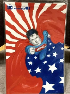 Superman Red Blue 1 Amano Yoshitaka Dc - Picture 1 of 8