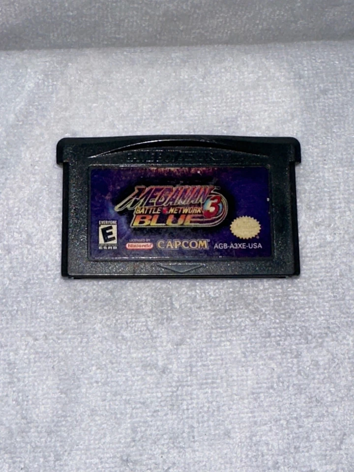 Mega Man Battle Network 3 Blue Capcom Nintendo Game Boy Advance Tested Used  - Image 1 of 3