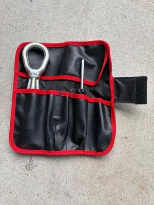 Kit de herramientas de bisagra de gancho de remolque 12-20 BMW F22 F23 F80 F82 F87 M2 M4 con bolsa de almacenamiento OEM Foto 1 de 4