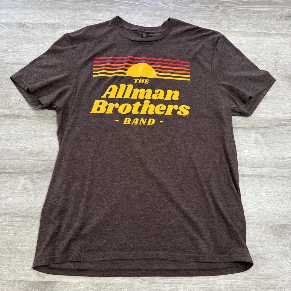 The Allman Brothers Band Shirt Brown Men’s Top XL - Image 1 of 2
