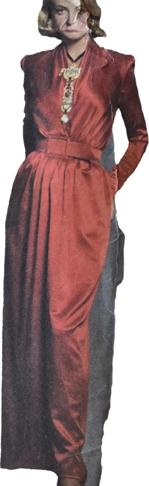 1980s Givenchy Grecian Dress Pleated Ruched Swing Coat Vogue 1046 Sewing Pattern - Image 1 of 3