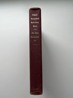 COLLECTORS-DAKE'S ANNOTATED REFERENCE BIBLE  - Image 1 of 4
