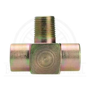3/8" NPTF Female x NPTF Female x NPTF Male Branch Tee, 5604-06-06-06, 1 pc - Picture 1 of 5