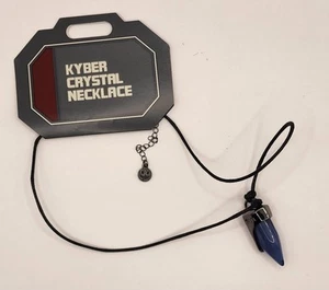 Disney Land Star Wars Galaxy’s Edge Blue Kyber Crystal Necklace Dok-Ondar's - Picture 1 of 2