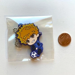 Rensuke Kunigami Blue Lock Rubber Strap Mascot Keychain Charm Authentic Japan - Picture 1 of 2