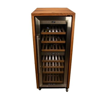 Exklusiver Weinkühlschrank Caso WineComfort 38 mit Fassholz Umhausung - Bild 1 von 4