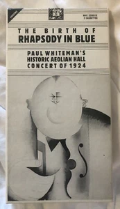 Paul Whiteman 1924 Concert "Birth of Rhapsody in Blue" 2-Cassettes in Box Music - Picture 1 of 5