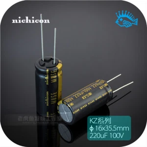 220uF 100v KZ MUSE serie Nichicon fiebre audio condensador electrolítico 16X35,5 mm - Imagen 1 de 2