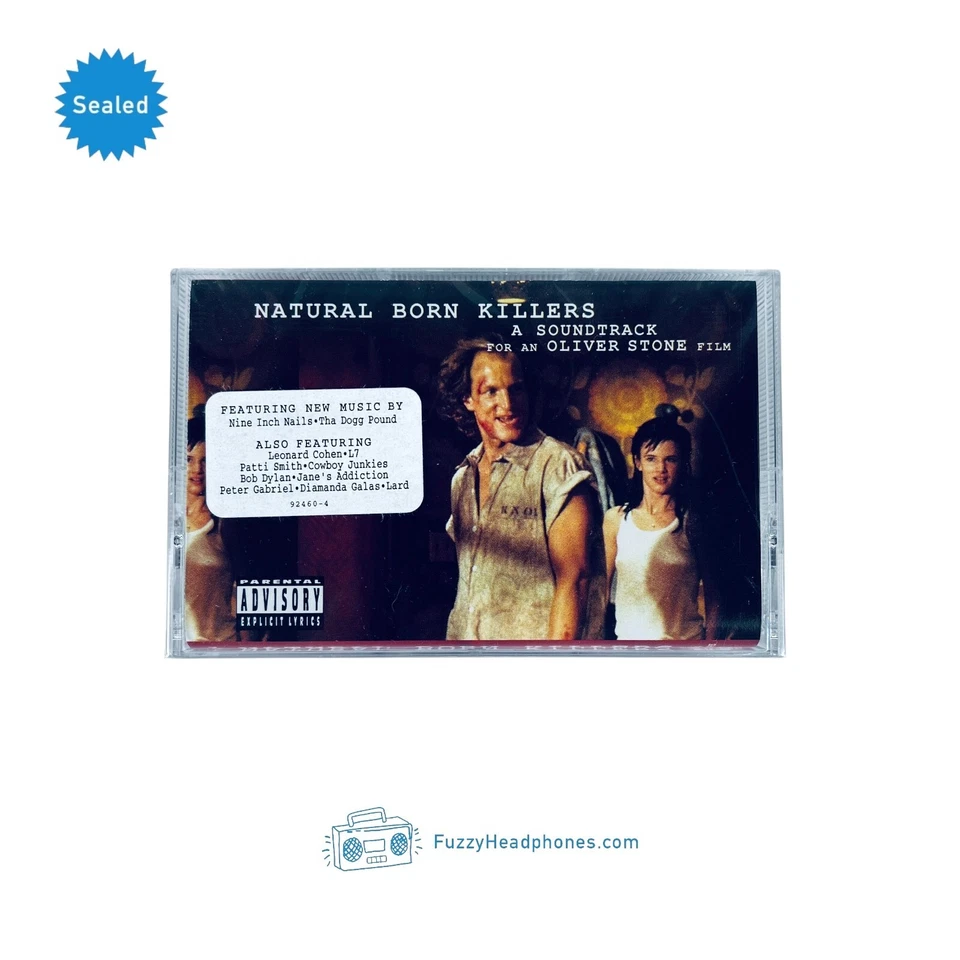 Natural Born Killers Soundtrack Cassette Tape (1994) w/ Hype US 1st NIN SEALED - Image 1 of 4