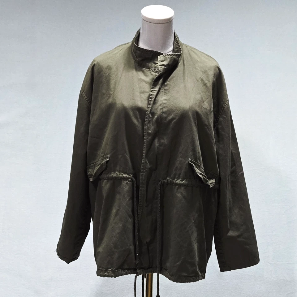 Chaqueta Sophie Rue Talla XL Mujer Ligera Algodón Forrada Manga Larga Militar Foto 1 de 4