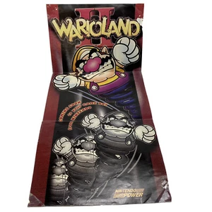 Official Wario Land II 2 1999 Gameboy Nintendo Power Vintage Video Game Poster - Picture 1 of 5