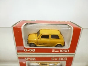 DIAPET YONEZAWA G-58 MINI 1000 COOPER - YELLOW 1:35 - GOOD IN BOX - Picture 1 of 9