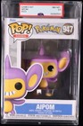 2023 | Pokémon | Aipom | #947 | Funko Pop! | PSA 8.5